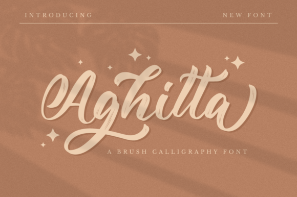 Aghitta: Elevating Digital Brand Identity with Flowing Script Typography