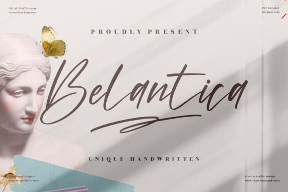 Belantica Script Font: Elevating Digital Brand Identity