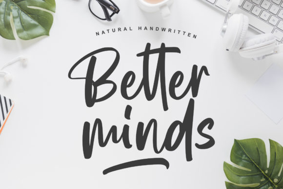 Better Minds: A Whimsical Script Font for Handmade Branding