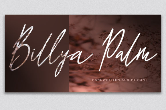 Billya Palm: A Playful Script Font for Modern Brand Identity