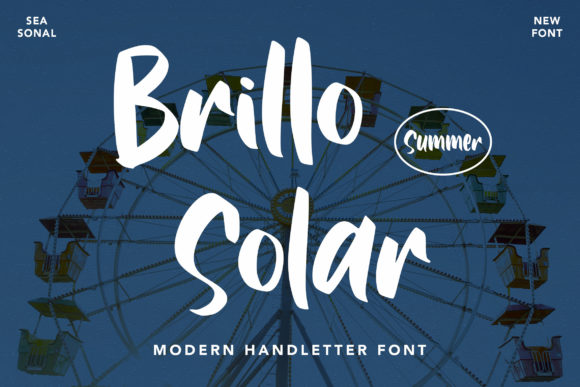 Brillo Solar: The Trendy Script Font for Handmade Brands