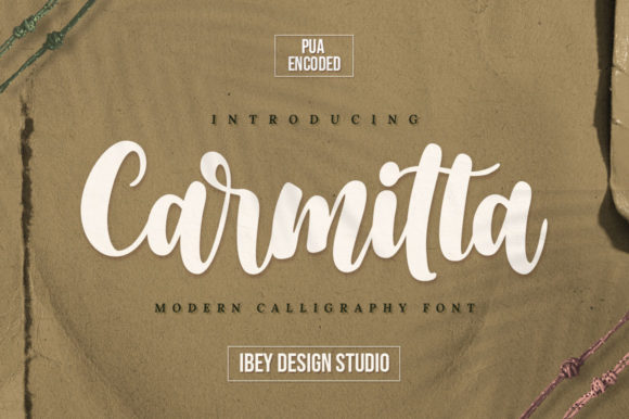 Carmitta: A Playful Script Font for Editorial Design
