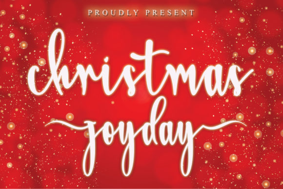 Christmas Joyday: A Script Font for Festive Editorial Design
