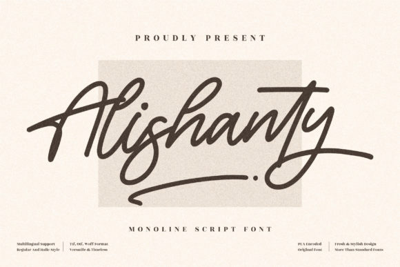 Discover Alishanty: The Playful Script Font for Editorial Design