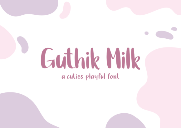 Guthik Milk Script Font: A Refined Typeface for Elegant Digital Branding