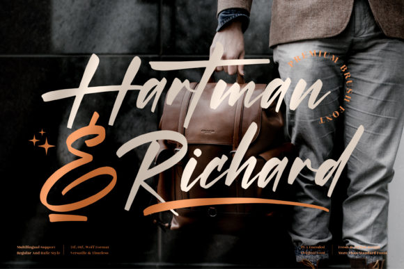Hartman Richard: A Stylish Script Font for Elegant Web Design