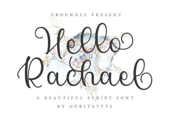 Hello Rachel: A Playful Script Font for Editorial Design