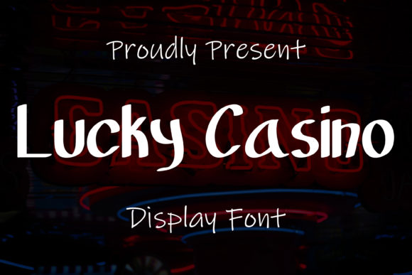 Lucky Casino: The Playful Script Font for Handmade Labels and Shop Branding