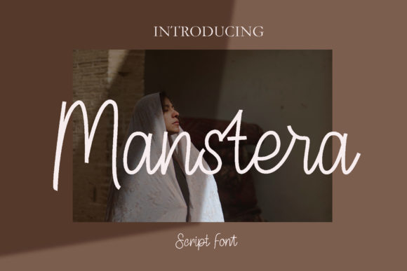 Manstera: A Delicate Script Font for Editorial Design
