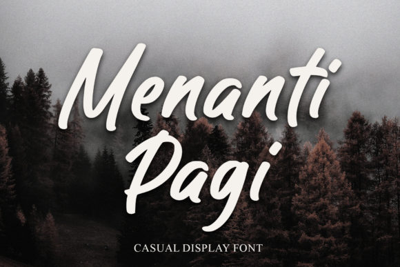 Menanti Pagi: A Playful Script Font for Authentic Brand Identity