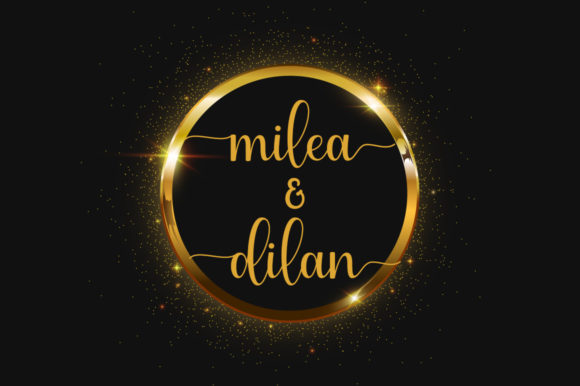 Milea Dilan: A Romantic Script Font for Authentic Brand Identity