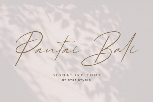 Pantai Bali: The Modern Script Font for Cohesive Brand Identity