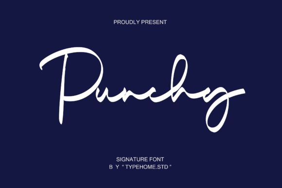 Punchy: The Script Font That Elevates Digital Brand Identity