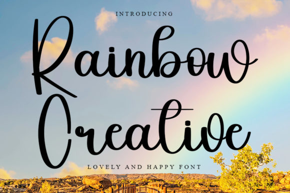 Rainbow Creative: The Script Font for Distinctive Brand Identity