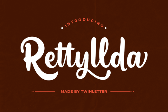 Rettyllda: A Sophisticated Script Font for Editorial Design