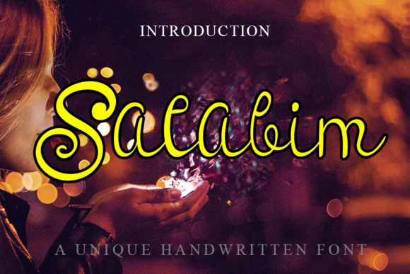 Salabim: A Playful Script Font for Modern Brand Identity