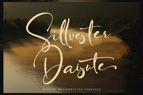 Sillvester Daisute: The Graceful Script Font for Handmade Brands