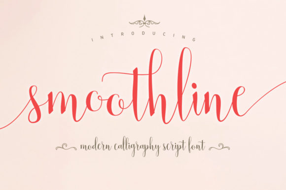 Smoothline Typeface: Elevate Your Brand With Enchanting Script Design
