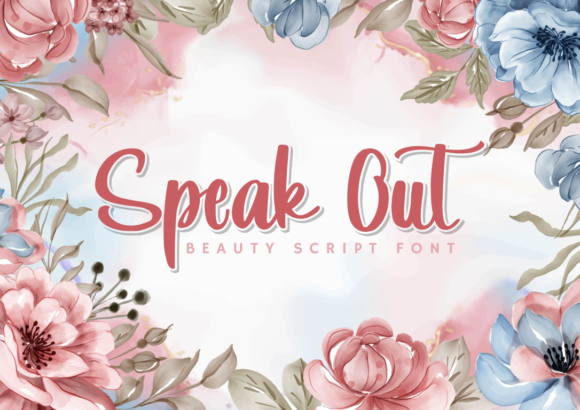 Speak Out: A Playful Script Font for Modern Web Design