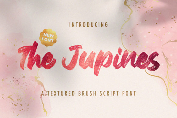 The Junipes: A Brushed Script Font for Elegant Craft Designs