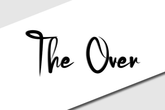 The Over: A Script Font for Modern Web Design