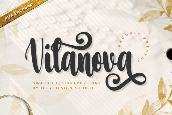 Vilanova: A Dazzling Script Font for Editorial Design